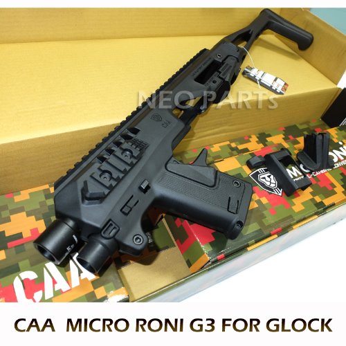 CAA MICRO RONI G3 FOR GLOCK/마이크로 로니 G3 글록17,19,23,32용 블랙