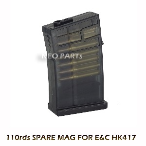 E&amp;C HK417 전동건용 110발 노말매거진